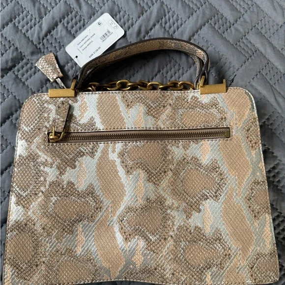 NWT - Rare GUESS Snake Print Shoulder Bag